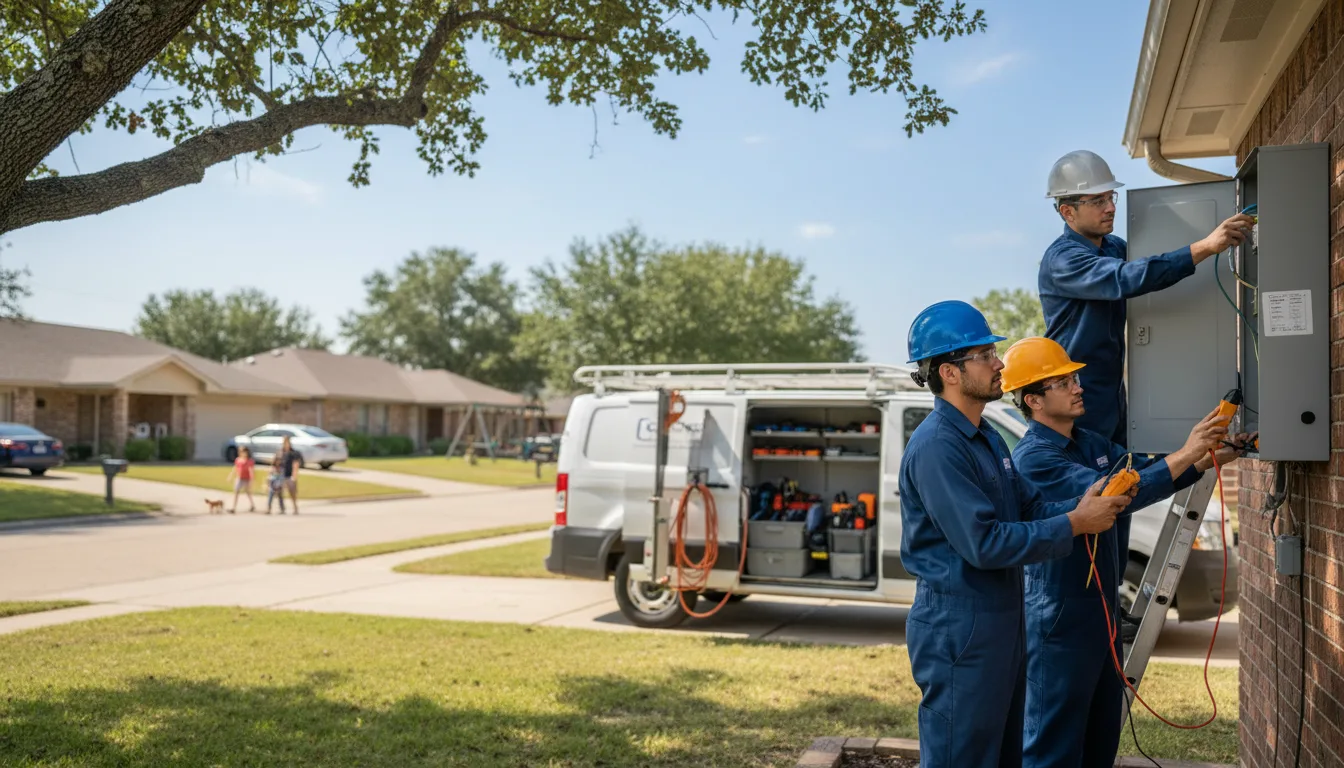 Certified electrician providing emergency electrical services in North Bloomfield, OH